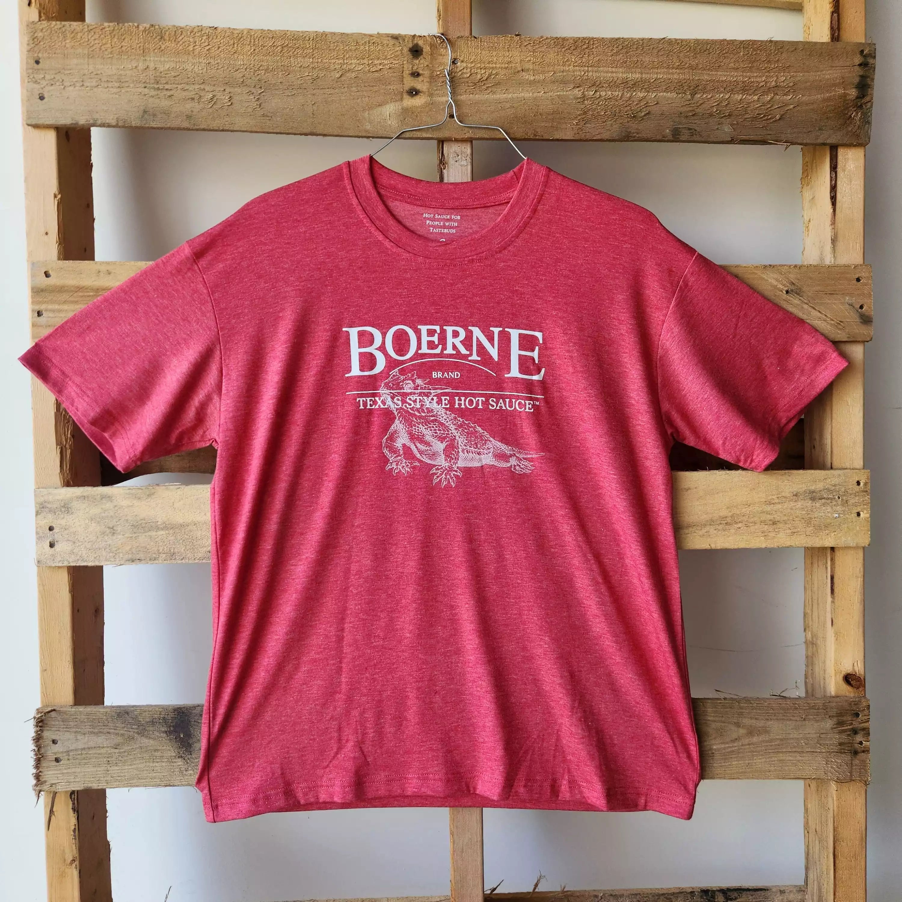 Texas Red Hot Sauce Agent Shirt (Red) Front