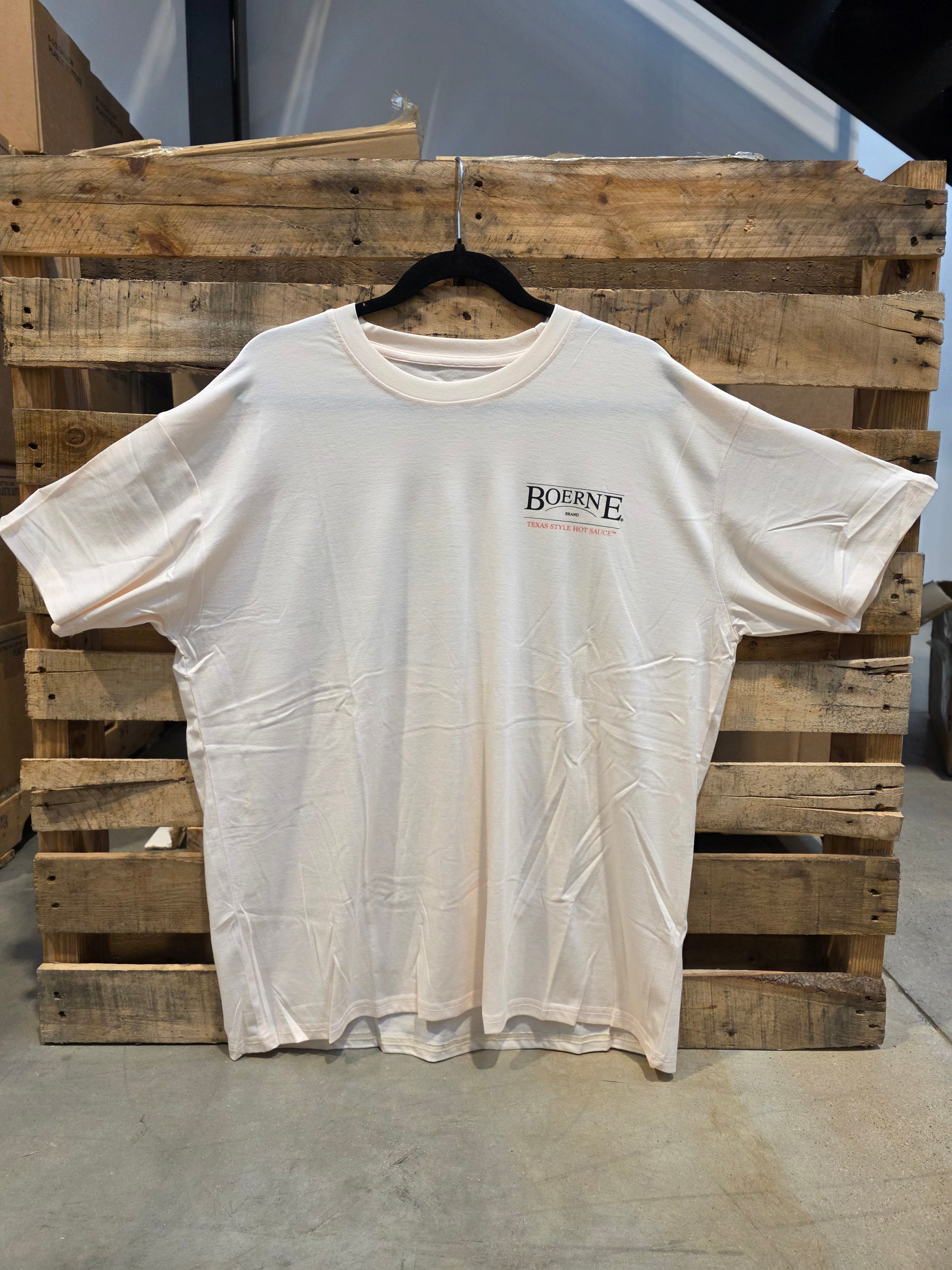 The Best In The Land Tee (Cream) — Limited Edition - front flat-lay