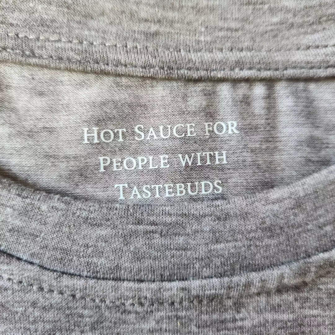 Boerne Texas Style Hot Sauce Grey Shirt - Tag