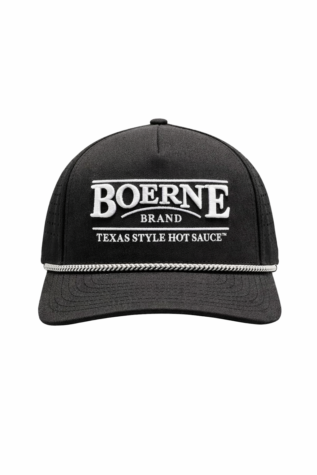 Boerne Brand Classic Black Performance Snapback