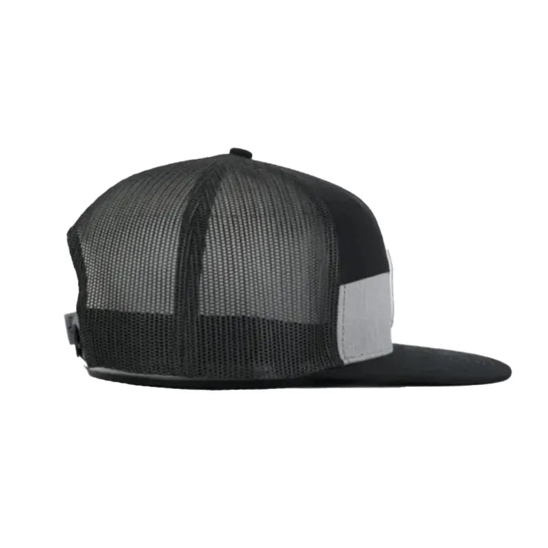 Black and Grey 5 panel Snapback