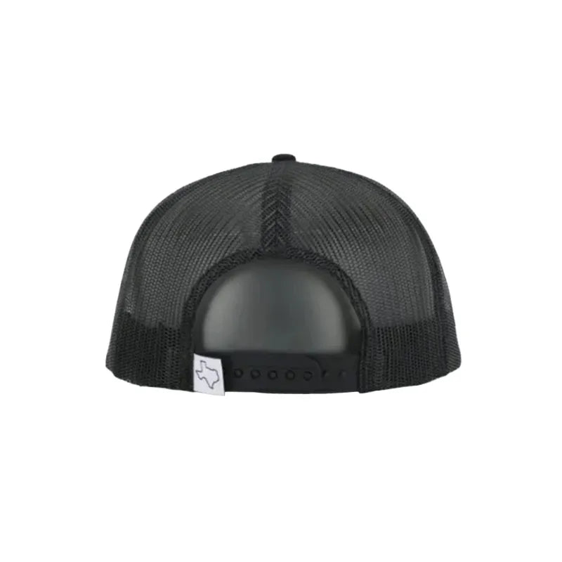 Black and Grey 5 panel Snapback
