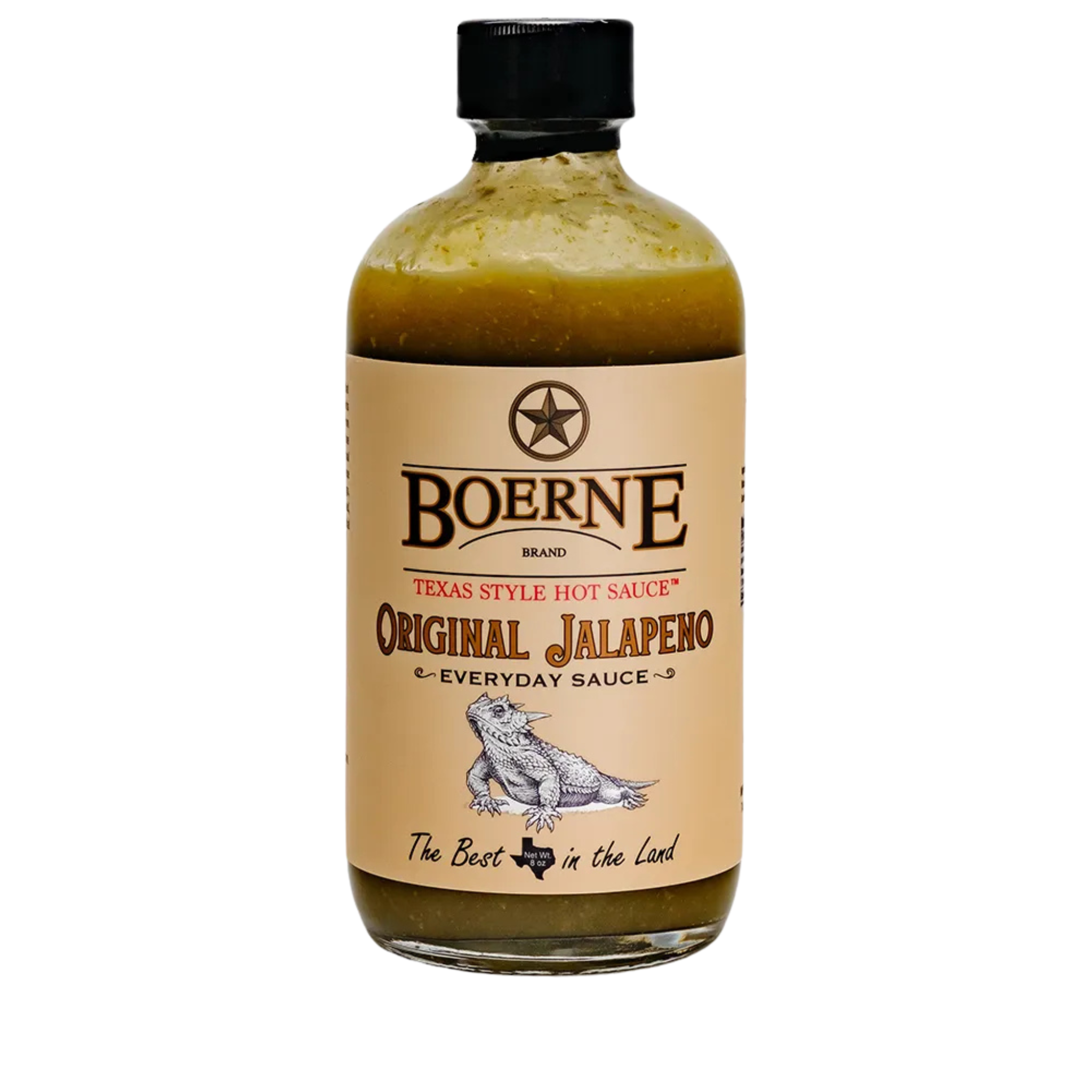 Original Jalapeño Texas Style Hot Sauce - 8 oz. Bottle - Boerne Brand