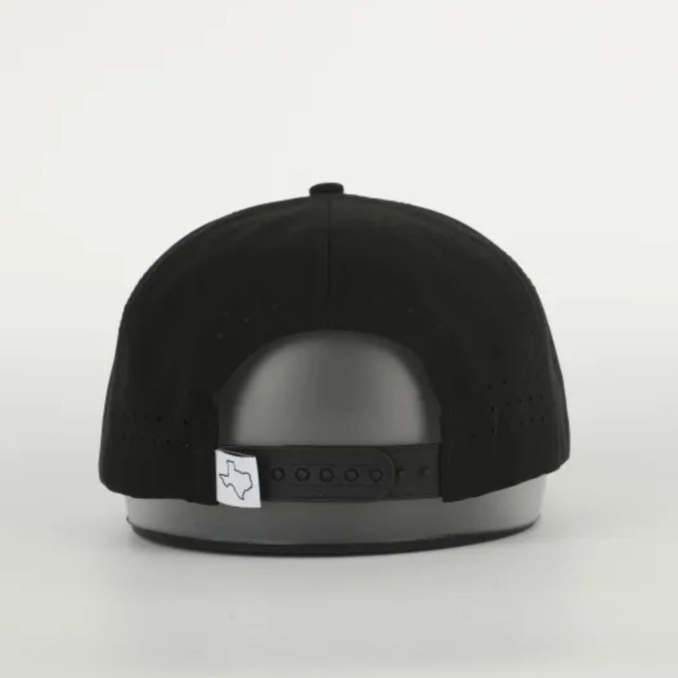 Boerne Brand Classic Black Performance Snapback
