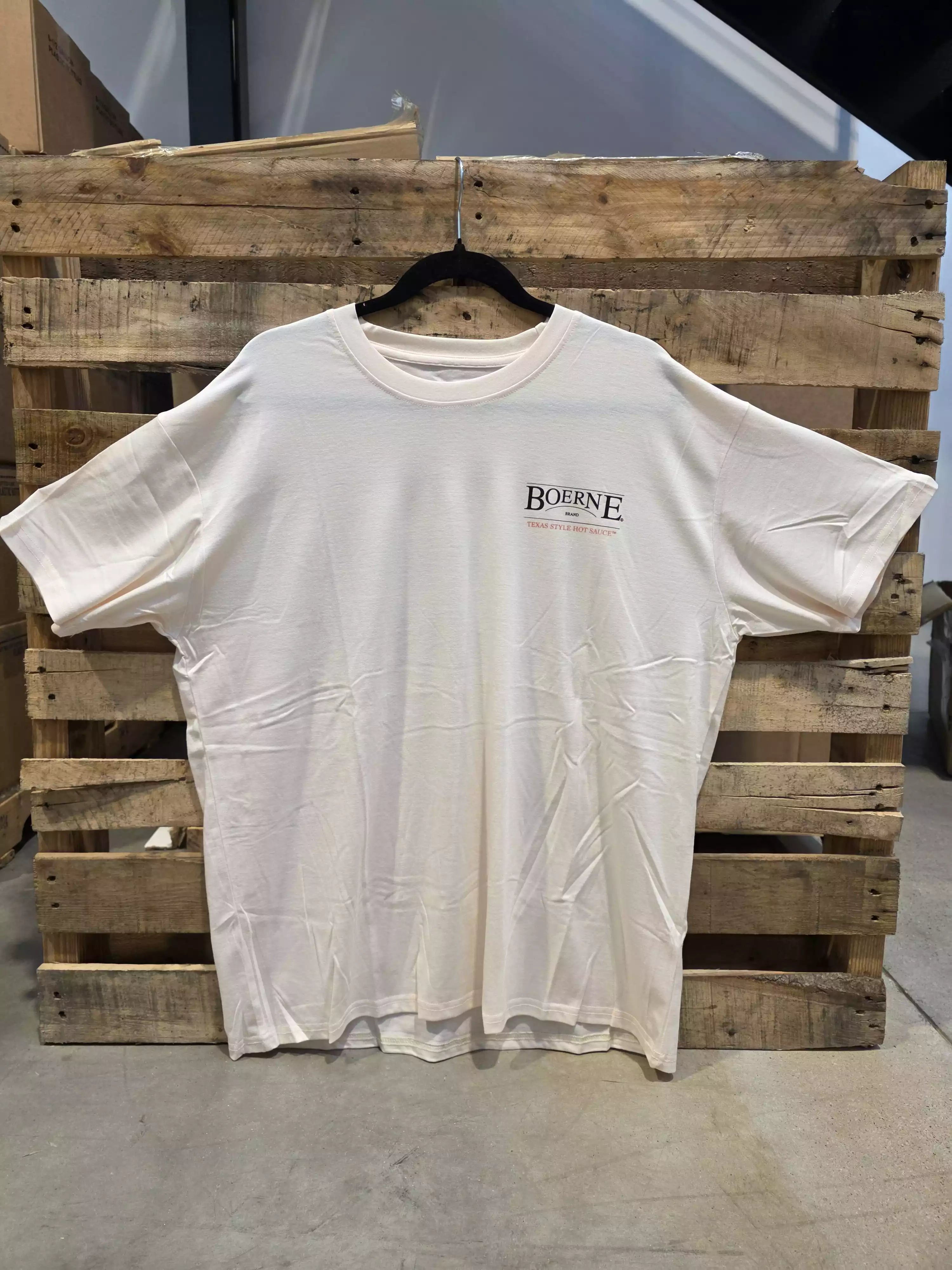 The Best In The Land Tee (Cream) — Limited Edition - front flat-lay