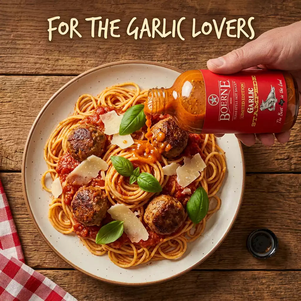 Garlic Hot Sauce 4 Pack | Garlic Stampede Texas Hot Sauce
