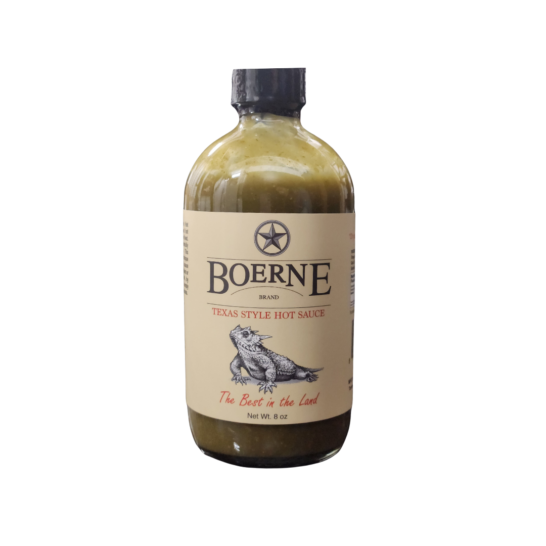 Boerne Brand Original Jalapeño Texas Style Hot Sauce, 8 oz. Bottle
