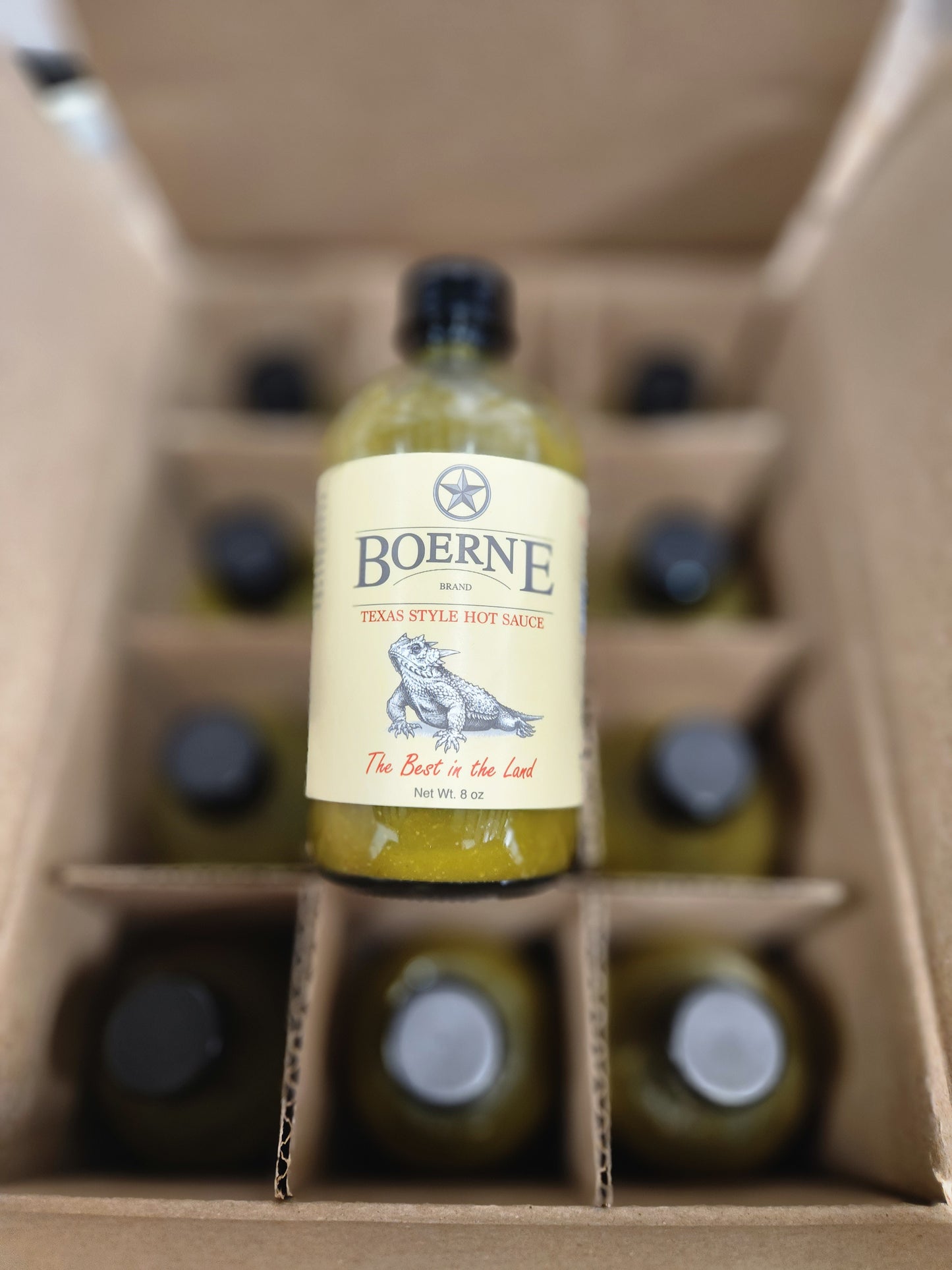Boerne Brand Original Jalapeño Texas Style Hot Sauce, 12 pack case