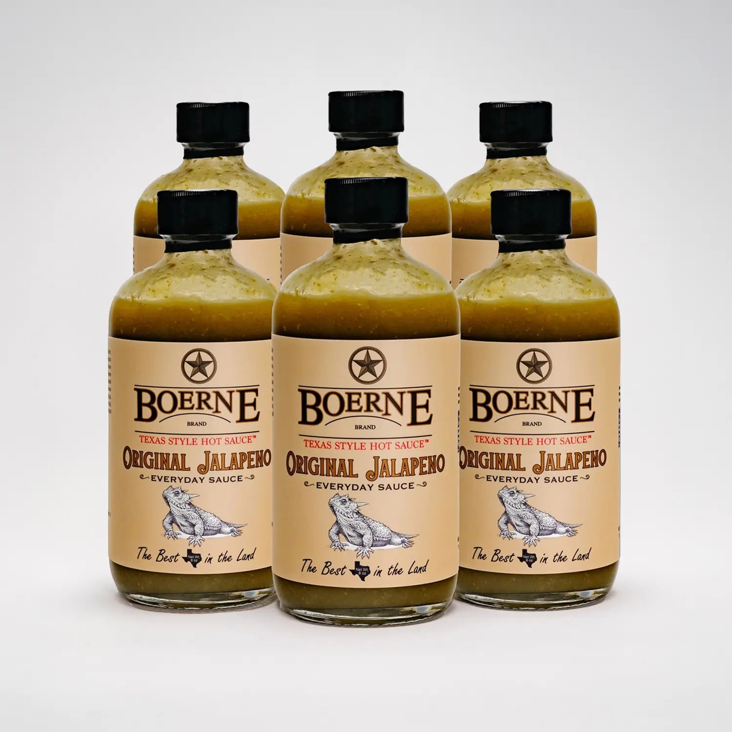 The Original Jalapeño 6 pack case, 8 oz. bottles