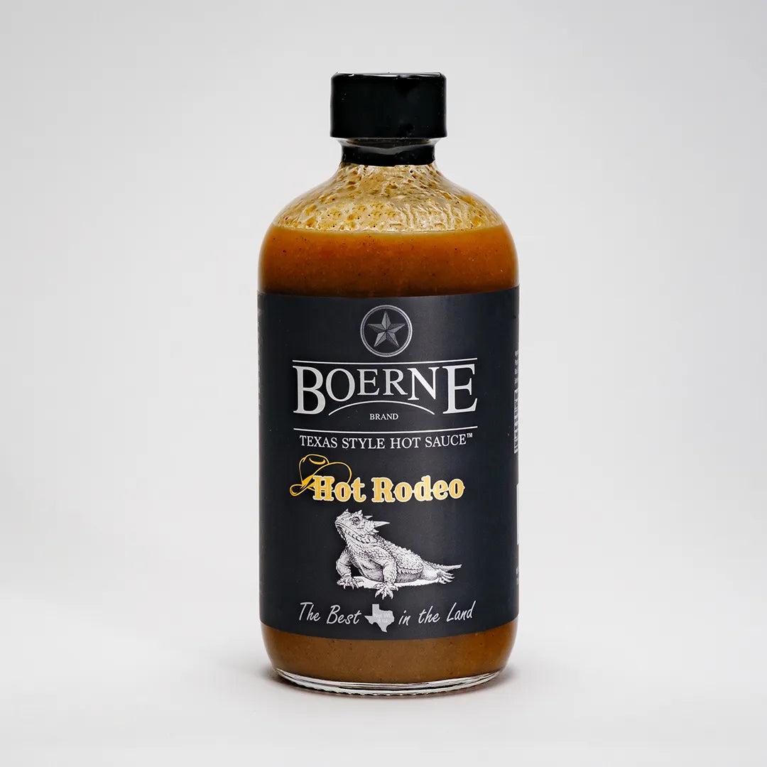Hot Rodeo 6 pack case, 8 oz. bottles